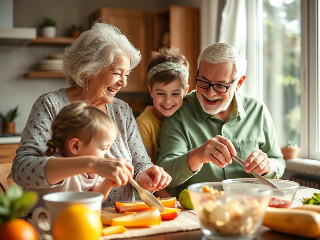 Healthy Grand parent